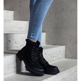 Botines negros con inserciones Prairie brillantes 1 Botines negros con inserciones Prairie brillantes 1