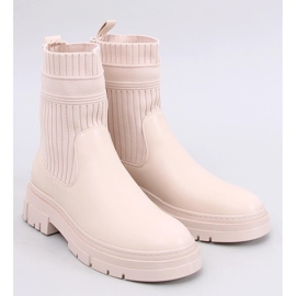 Botines con pala flexible Demus Beige 1 Botines con pala flexible Demus Beige 1