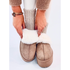 Zapatillas de nieve con plataforma Allod Khaki beige 5