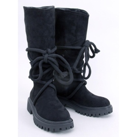 Botas de ante con cordón Spicer Black negro 1