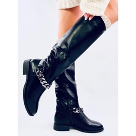 Botas plena flor de mujer Daigle Black negro 4