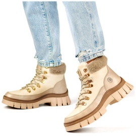 Botas aislantes mujer beige CC-44CREM 1