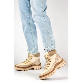 Botas aislantes mujer beige CC-44CREM 2