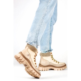 Botas aislantes mujer beige CC-44CREM 3