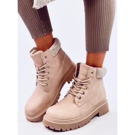 Botas aislantes de mujer Leode Beige 4