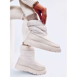 Javier Botas de nieve de nailon beige 5