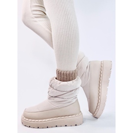 Javier Botas de nieve de nailon beige 3