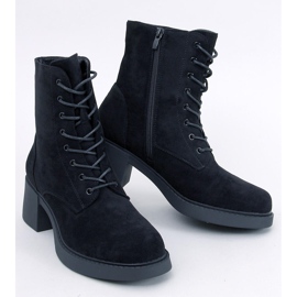 Mayfield Botines negros con cordones 1