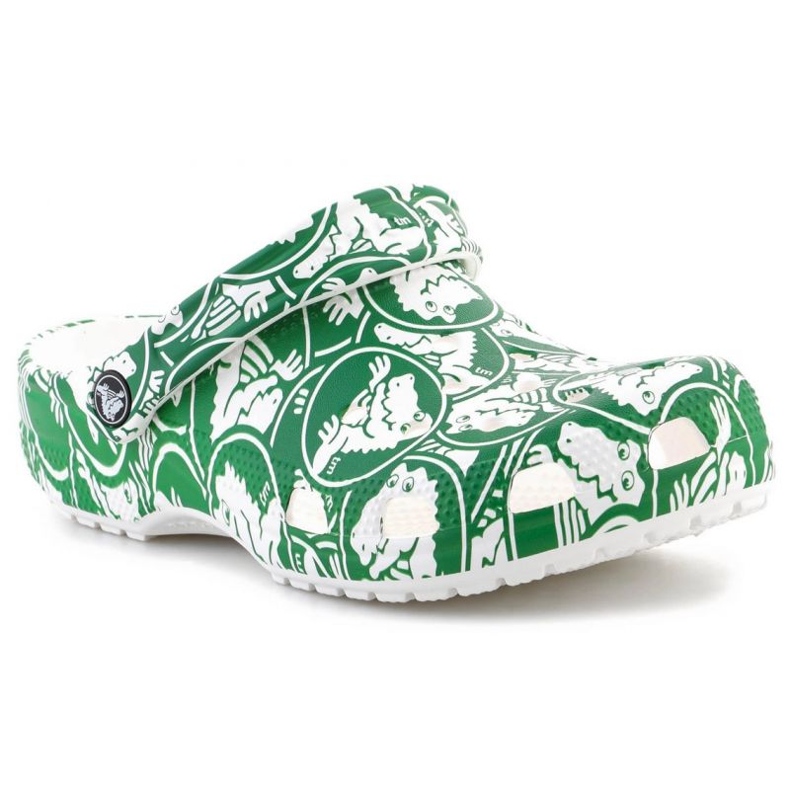 Zueco con estampado Crocs Classic Duke 210003-3WH verde 1