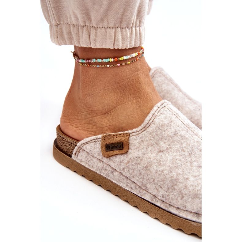 Zapatillas de Estar por casa Mujer Inblu DJ000010 Beige claro 1