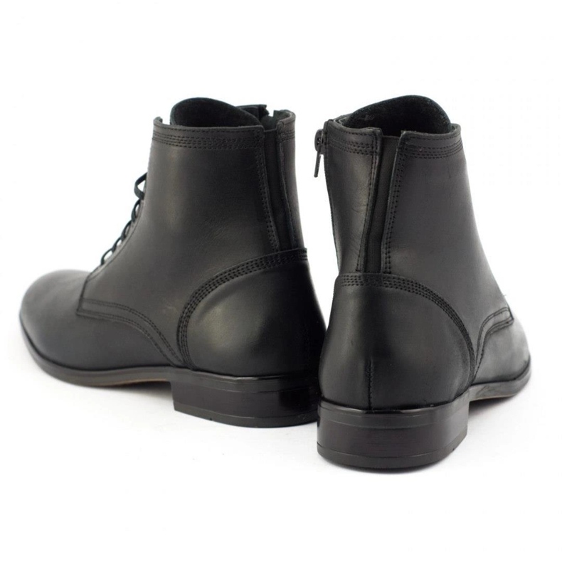 Olivier Botas Chelsea de piel para hombre, sin aislamiento, 287 Negro 3