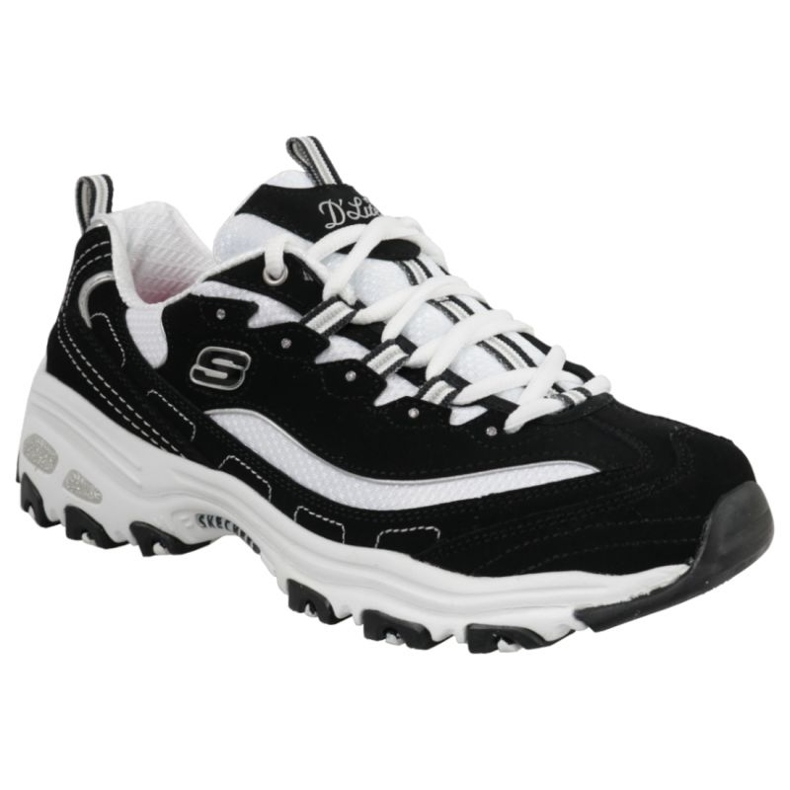 Zapatos Skechers D'Lites Biggest Fan 11930-BKW negro 1