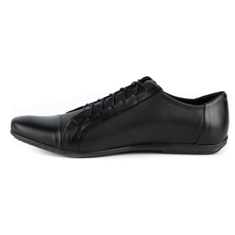 Polbut Zapatos de hombre elegantes para jeans C23 negro 2 Polbut Zapatos de hombre elegantes para jeans C23 negro 2