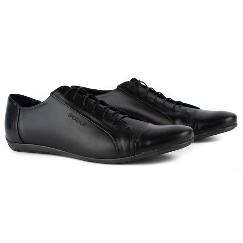 Polbut Zapatos de hombre elegantes para jeans C23 negro 7 Polbut Zapatos de hombre elegantes para jeans C23 negro 7