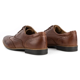 Olivier Zapatos de vestir en piel Brogues 306GT marrón 3