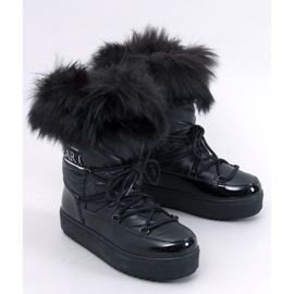 Kendals Botas de nieve de pelo negro 1
