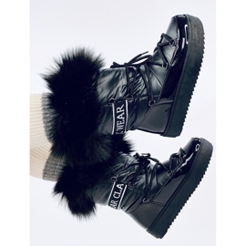 Kendals Botas de nieve de pelo negro 2