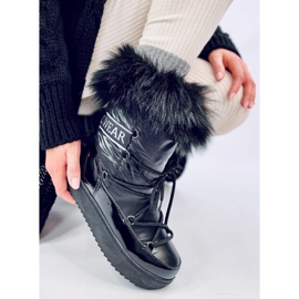 Kendals Botas de nieve de pelo negro 6
