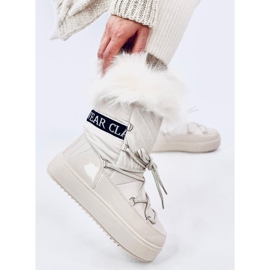Kendals Botas de nieve de pelo beige 3