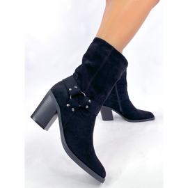 Botas cowboy Hardin de ante negro 3