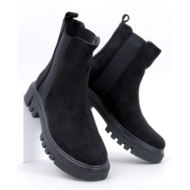 Swanson Botas Chelsea altas en negro 1