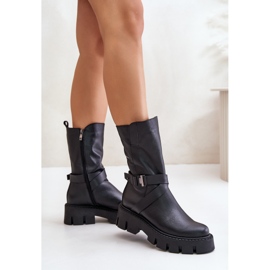 Botas Mujer Piel Natural Aislante Laura Messi 2859 Negro 7