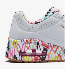 Zapatos Skechers X Jgoldcrown Uno Loving Love 155506-WHT blanco 2