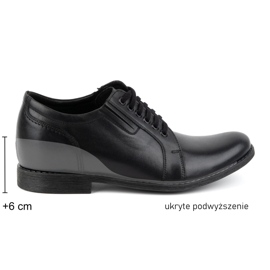 Olivier Zapatos de aumento de hombre negro P24 6