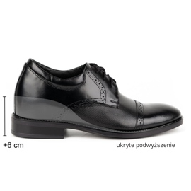 Olivier Zapatos de vestir hombre piel MP45KB negro 1