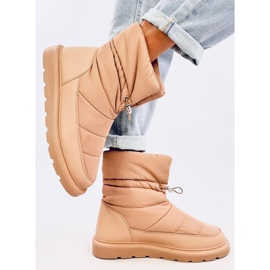 Botas de nieve con aislamiento para mujer Busted Khaki beige 4