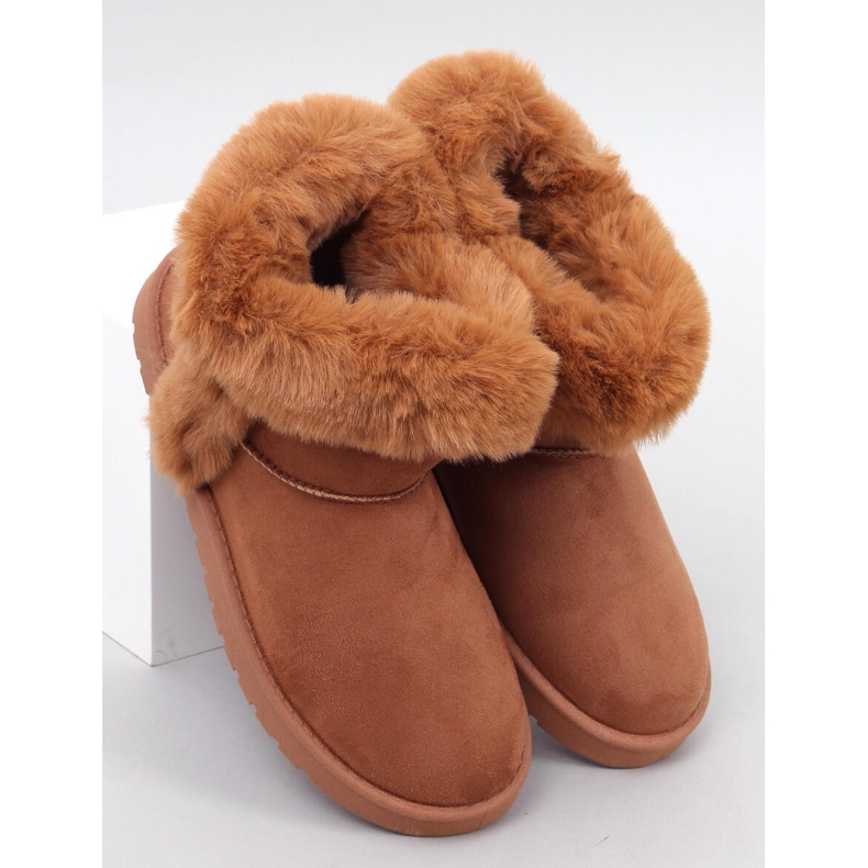 Botas cortas Emus con pelo Sissoi Camel marrón 1