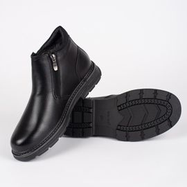 Botas aislantes de invierno negras para hombre. negro 2