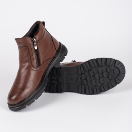 Botas aislantes de hombre marrones de invierno. marrón 2