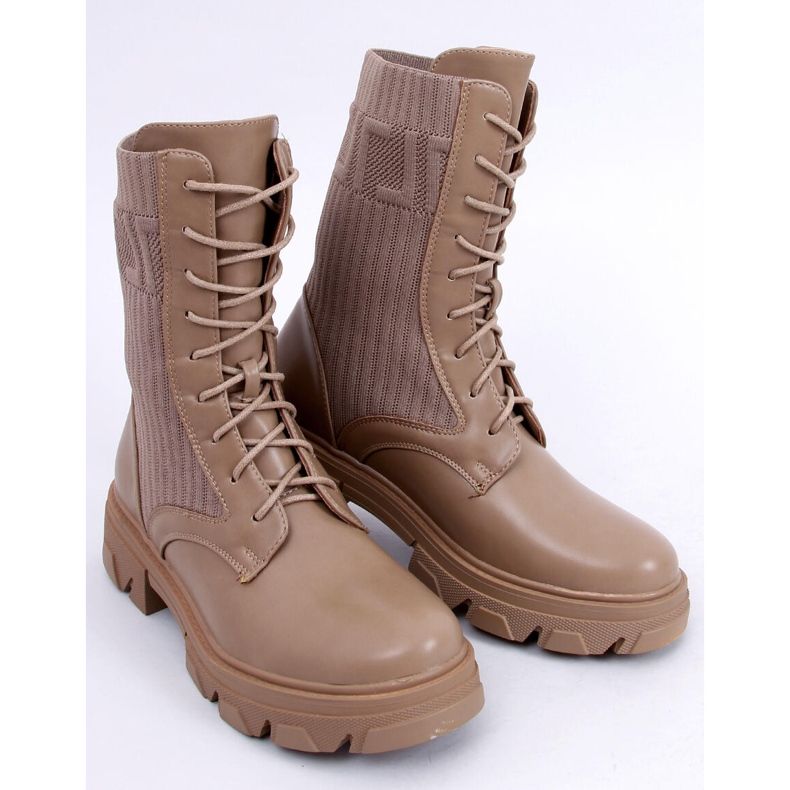 Trabajadores con parte superior elástica Calling Khaki beige 2