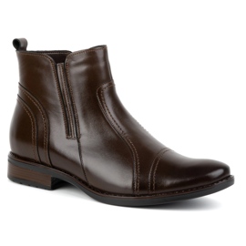Olivier Botas Chelsea hombre piel invierno 1001 marrón 2