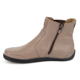 Olivier Botas Chelsea de mujer descalzas con cremallera, aislantes 1263, beige 2