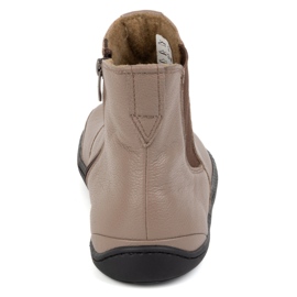 Olivier Botas Chelsea de mujer descalzas con cremallera, aislantes 1263, beige 5