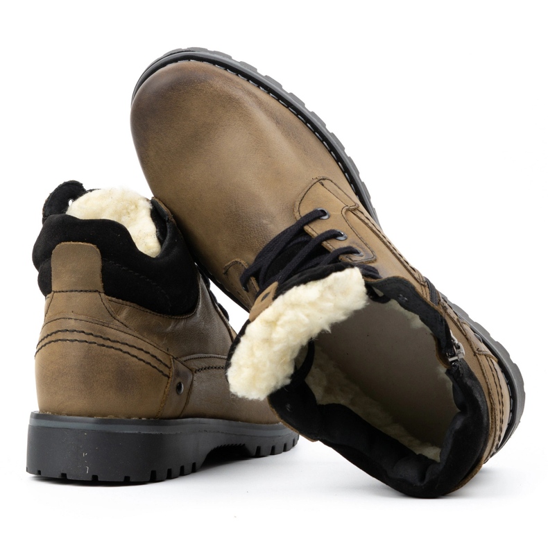 KOMODO Botas invierno hombre piel 885 verde oliva 4 KOMODO Botas invierno hombre piel 885 verde oliva 4