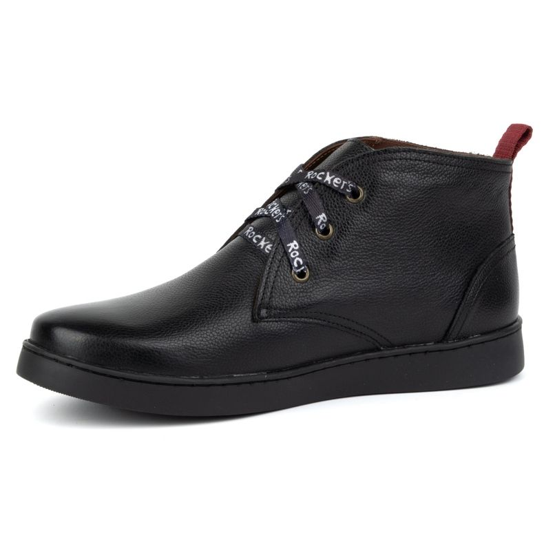 Botas chukka de piel para hombre con aislamiento KAMPOL 110/5, negro 2 Botas chukka de piel para hombre con aislamiento KAMPOL 110/5, negro 2