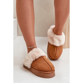 Botas De Nieve De Mujer Con Suela Gruesa Y Pelo Doriola Camel marrón 3
