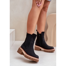 Botas Chelsea aislantes con cremallera, Negro Linneviae 2