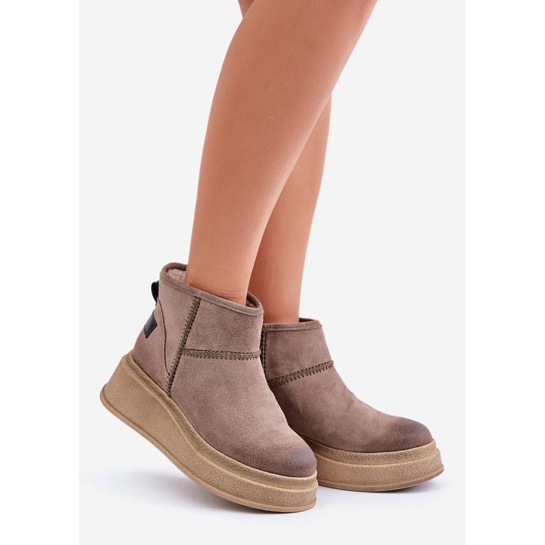 Botas De Nieve Piel Ante Con Plataforma Y Cuña Maciejka 06769-02 Marrón Oscuro 1 Botas De Nieve Piel Ante Con Plataforma Y Cuña Maciejka 06769-02 Marrón Oscuro 1