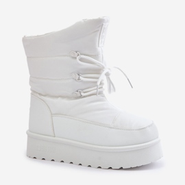 Botas de Nieve Plataforma Con Cremallera Big Star OO274886 Blanco 5