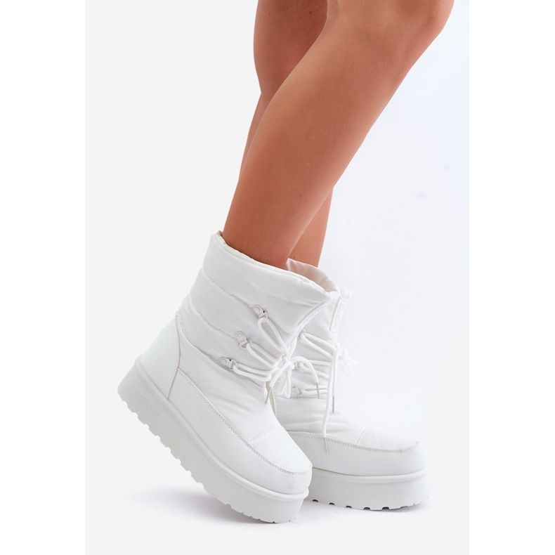 Botas de Nieve Plataforma Con Cremallera Big Star OO274886 Blanco 1