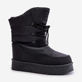 Botas de nieve con plataforma y cremallera Big Star OO274884 Negro 4