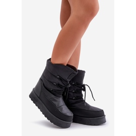 Botas de nieve con plataforma y cremallera Big Star OO274884 Negro 1