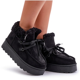 Botas de nieve con plataforma y pelo para mujer, Branek Black Ciabellae negro 9