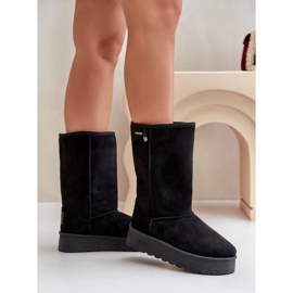 Botas de nieve de plataforma alta Big Star OO274895 Negro 3