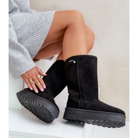 Botas de nieve de plataforma alta Big Star OO274895 Negro 5