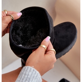 Botas de nieve de plataforma alta Big Star OO274895 Negro 7